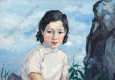 方君璧油畫 徐瑩像 高清大圖下載