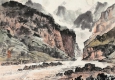趙望云國畫作品 峽江寫生 高清下載
