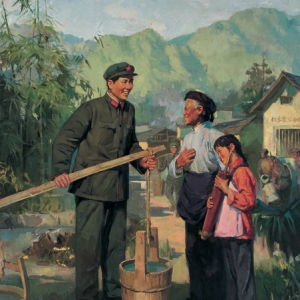 舒展油畫(huà)人物《井岡山的故事》欣賞