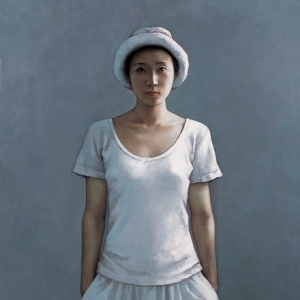 王元珍人物油畫(huà)《莞兒》欣賞