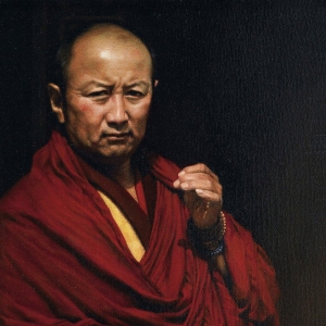 韓博油畫(huà)人物《無(wú)題》欣賞