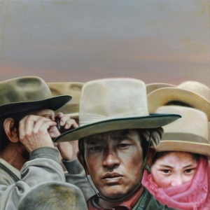 金甲鎮(zhèn)人物油畫(huà)《遠(yuǎn)望》欣賞