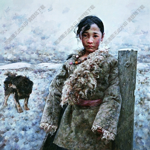 艾軒作品油畫_被云帶走的往事_高清大圖下載