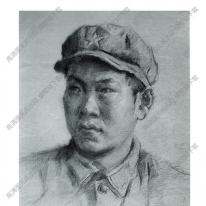 艾軒素描作品_解放軍戰(zhàn)士_高清下載