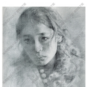 艾軒素描_瓦切村少女_高清下載