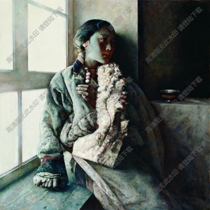 艾軒油畫_歌聲離我遠(yuǎn)去_高清圖片下載