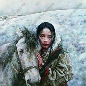 艾軒油畫_風聲凄美_作品高清下載