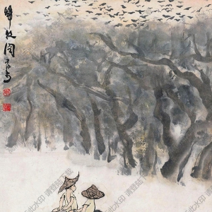 李可染的畫_歸牧圖_高清大圖下載