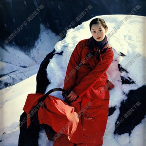 王沂東油畫作品_深山里的太陽_高清大圖下載