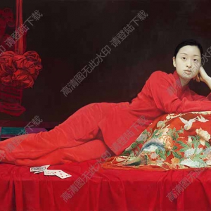 王沂東的畫_紅繡球_高清大圖下載