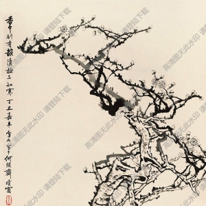 白雪石_梅花_香中別有韻，清極不知寒_高清圖片下載