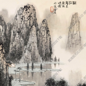 白雪石_漓江歸來后成此圖_丙寅年畫_作品高清下載