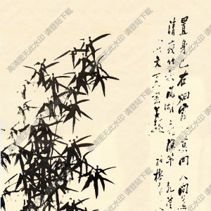 清_鄭板橋《竹子》-4_高清大圖下載