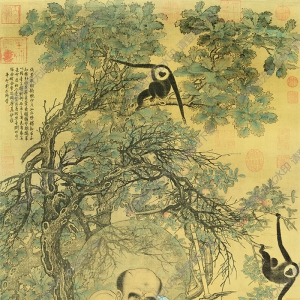 宋 劉松年《羅漢圖》國(guó)畫高清大圖下載