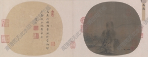 宋 馬遠(yuǎn)《柳溪釣艇圖》國(guó)畫高清大圖下載