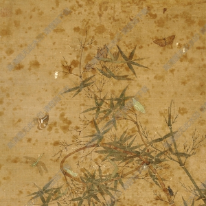 北宋 趙昌《竹蟲圖》國(guó)畫高清大圖下載