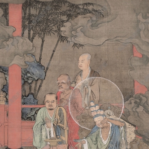 南宋 周季?！稇?yīng)身觀音》國(guó)畫高清大圖下載