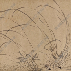 宋 趙孟堅(jiān)《墨蘭圖》國(guó)畫高清大圖下載