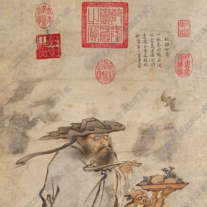 明 朱見(jiàn)深《歲朝佳兆圖》國(guó)畫(huà)高清大圖下載