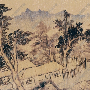 明 卞文瑜《山水圖》國(guó)畫(huà)高清大圖下載