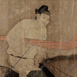 北宋 佚名《游騎圖》國(guó)畫高清大圖下載