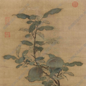 南宋 無(wú)款《折枝果圖》國(guó)畫(huà)高清大圖下載