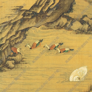 宋 佚名《百鳥(niǎo)朝鳳》國(guó)畫(huà)高清大圖下載
