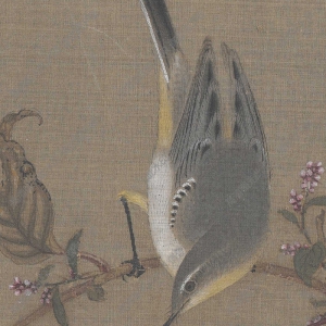 宋 佚名《紅蓼水禽圖》國(guó)畫(huà)高清大圖下載