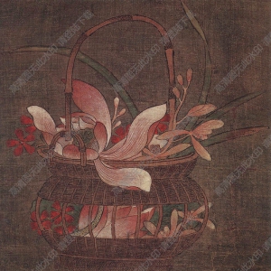 宋 佚名《花藍(lán)圖》國(guó)畫(huà)高清大圖下載