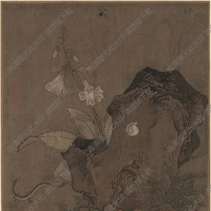 宋 佚名《花石草蟲(chóng)圖》國(guó)畫(huà)高清大圖下載