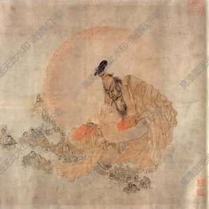 宋 佚名《盤古圖》國(guó)畫高清大圖下載