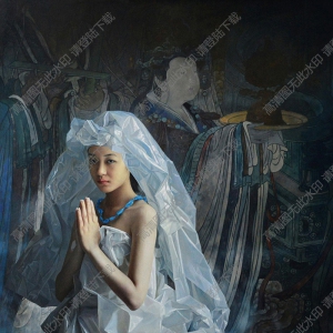 曾傳興 名畫(huà)《玉新娘·夢(mèng)回永樂(lè)》高清大圖26下載