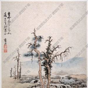 明 藍(lán)瑛《仿宋元冊》-6國畫高清大圖下載