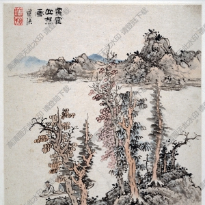 明 藍(lán)瑛《仿宋元冊》-8國畫高清大圖下載