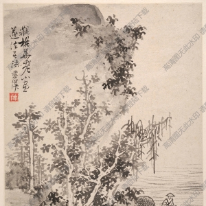 明 藍(lán)瑛《仿宋元冊》-9國畫高清大圖下載