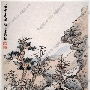 明 藍(lán)瑛《仿宋元冊》-10國畫高清大圖下載
