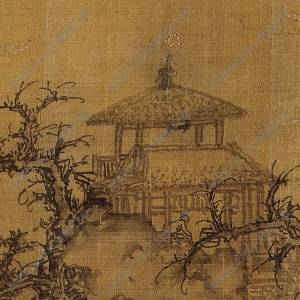 《樹色平遠(yuǎn)圖》國(guó)畫高清大圖下載