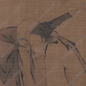 宋 梁楷《三高游賞圖》國(guó)畫(huà)高清大圖下載