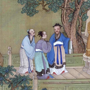 清 冷枚《養(yǎng)正圖》-5國畫高清大圖下載