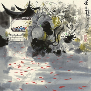 吳冠中國畫164高清圖片下載