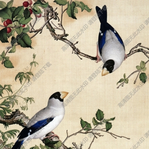 《櫻桃圖》國(guó)畫(huà)高清大圖下載