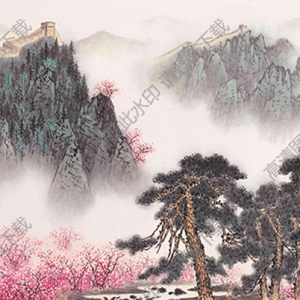 白雪石_名畫_古塞春暉_高清大圖下載