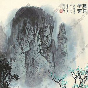 白雪石_名畫_漓江早春_高清大圖下載