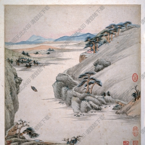 明清 王鑒《湘碧居士仿古冊(cè)》-14國(guó)畫(huà)高清大圖下載
