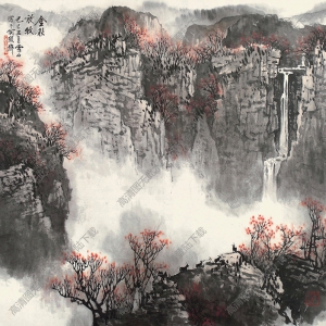 白雪石國畫_金秋放牧_高清大圖下載