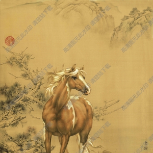 田書(shū)翰《徜徉》國(guó)畫高清大圖下載