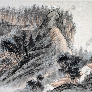 清 石濤《山水圖冊》-3國畫高清大圖下載