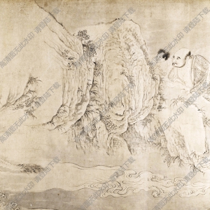 清 石濤《十六羅漢圖》國畫高清大圖下載
