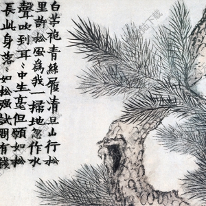 清 金農(nóng)《花卉》-6國(guó)畫(huà)高清大圖下載