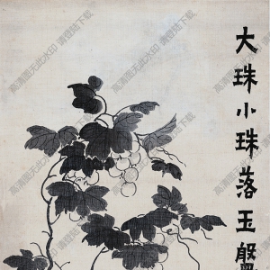 清 金農(nóng)《花卉》-12國(guó)畫(huà)高清大圖下載